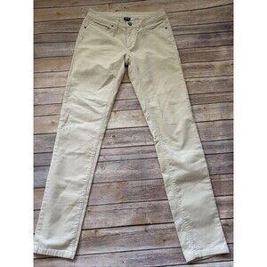 Patagonia Organic Cotton Corduroy Pants Cream Ivory Women's Size 28 x 31 Organic